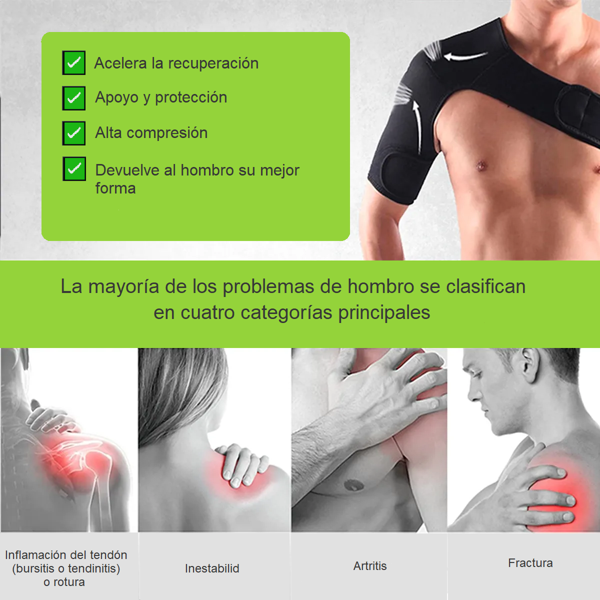 🚨 ¡LLEVA 2, PAGA 1! 🔥 Soporte de Hombro: ¡Tu Segundo ES UN REGALO! ¡SÓLO HOY!